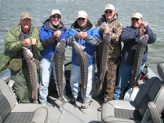 Sturgeon fishing in Astoria, Oregon